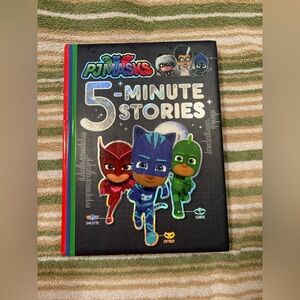 PJ Masks 5 Minute Stories Hardcover Kids Bedtime Story Collection Book